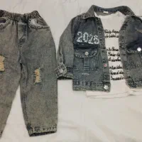 شلوار و کت جین اصل