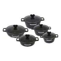 سرویس قابلمه و تابه تفلون 10 پارچه