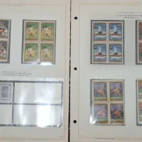 تمبر بازی های آسیایی ۲ با ورق مصور