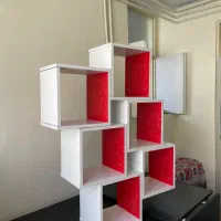 کتابخانه و استند MDF درحد نو