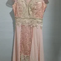 لباس مجلسی کارشده کوتاه