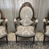 ست مبلمان سفارشی ۹ نفره  چوب گردو، تک و استثنایی|مبلمان خانگی و میز عسلی|هرسین, |دیوار