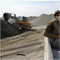شن ماسه بادی گراویه نخودی بادامی مخلوط شنشویی