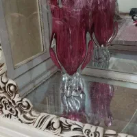 گلدان شیشه ای کریستال نو