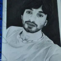 طراحی سیاه قلم چهره