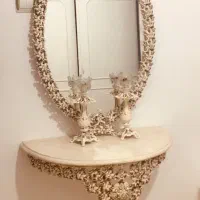 اینه و شمعدان باپایه