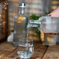 بطری شیشه ای مدل راشل