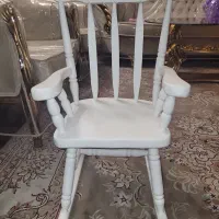 صندلی راکر کودک چوبی کاملا سالم