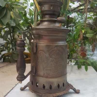 سماور زغالی قدیمی|کلکسیون اشیاء عتیقه|گرگان, |دیوار