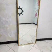 اینه ایستاده قد140درعرض 65 دورفلز طلایی