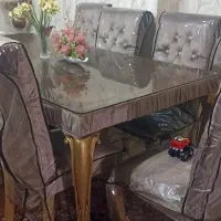 فروش مبل و میز ناهارخوری کارکرده در حد نو|مبلمان خانگی و میز عسلی|اهواز, کیانپارس |دیوار
