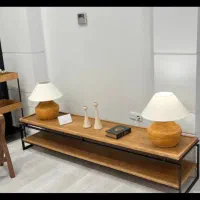 میزtv مدل مدرن و شیک تمام چوب