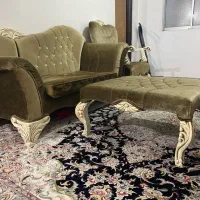 مبل کلاسیک هفت نفره|مبلمان خانگی و میز عسلی|آبیک, |دیوار