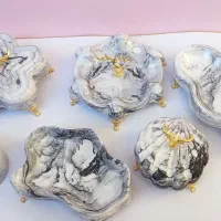 ظروف پذیرایی سنگ مصنوعی،دکوری،جا جواهری، شیپ عکاسی