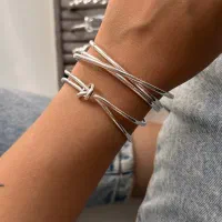 بنگل های مینیمال آبکاری نقره|بدلیجات|تهران, فاطمی|دیوار