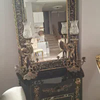 آینه کنسول شمعدانی