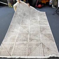 فرش مدرن مراکشی کرم نسکافه ای|فرش|تهران, عبدلآباد|دیوار