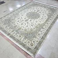فرش کرک و ابریشم/جفت ۹ متری/بافت اصل کاشان|فرش|تهران, شیراز|دیوار