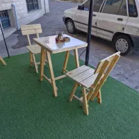 میز صندلی چوبی فلزی|میز و صندلی غذاخوری|مرودشت, دولت آباد|دیوار