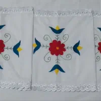 روبالشی  گلدوزی شده با دست|رختخواب، بالش، پتو|گرگان, |دیوار