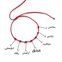 دستبند کابالا هفت گره