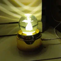 گوی شبخواب چرخان فرشته کاملا نو