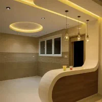 کناف و نورپردازی سقف کشسان آسمان مجازی سقف کاذب