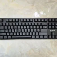 کیبورد گیمینگ گرین مدل GK801-RGB، سوئیچ آبی، RGB