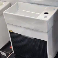 روشویی شیر بغل مشکی بامبو