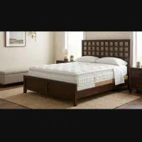 تخت  دونفره چوبی کمد دار (بدون تشک)