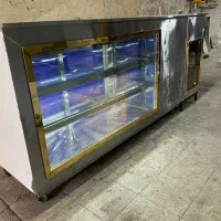 یخچال و میز استیل