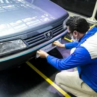 سپر جلو پژو 405رنگ خاکستری متال اصلی