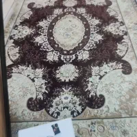 یک جفت فرش 12متری گل قرمز در حد نو