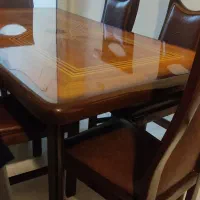 میز غذاخوری شیش نفره چوب|میز و صندلی غذاخوری|پردیس, فاز ۹|دیوار