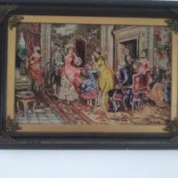 تابلو فرش.تخت.تشک دونفره.میز