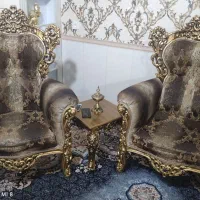 مبل استیل ۶نفره چوب راش