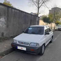 پراید تک‌ برگ عتیقه شاسی پلمپ بی رنگ موتور سالم|خودرو سواری و وانت|آستارا, |دیوار