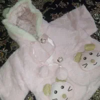 شنل تو خزدار دخترانه طرح عروسکی