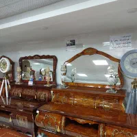 آینه‌کنسول پایه‌بلند.معرق.مازول