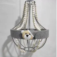 لوستر و آباژور مکرومه دیوارکوب