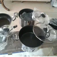سرویس قابلمه استیل آلمان و ایتالیا|ظروف پخت‌وپز|تهران, سعادت‌آباد|دیوار