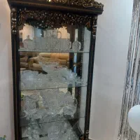 کمد ویترین شیشه ای|بوفه، ویترین، کنسول|رودسر, |دیوار