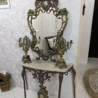 آینه و شمعدان برنز انتیک|آینه|همدان, |دیوار