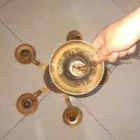 لوستر ۵شعله برنز|لوستر و چراغ آویز|تهران, جوادیه تهرانپارس|دیوار