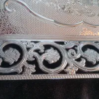 سینی نقره ای با قندان|کلکسیون اشیاء عتیقه|مشهد, شهرک مهر آباد|دیوار
