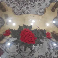 خرج کار آماده و حریر شیشه ای ابریشم عرض سه متر|لوازم خیاطی و بافتنی|نظرآباد, شهرک آزادگان|دیوار