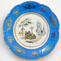 بشقاب دیوارکوب آنتیک آلمانی باواریا