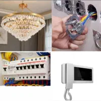 برقکار،ساختمان/سیمکشی/تعمیرات نصب آیفون نصب لوستر