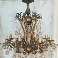 لوستر برنز اصل ۸ شاخه
