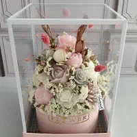 باکس گل شمعی کد ۱۰۱|صنایع دستی و سایر لوازم تزئینی|کرج, عظیمیه|دیوار